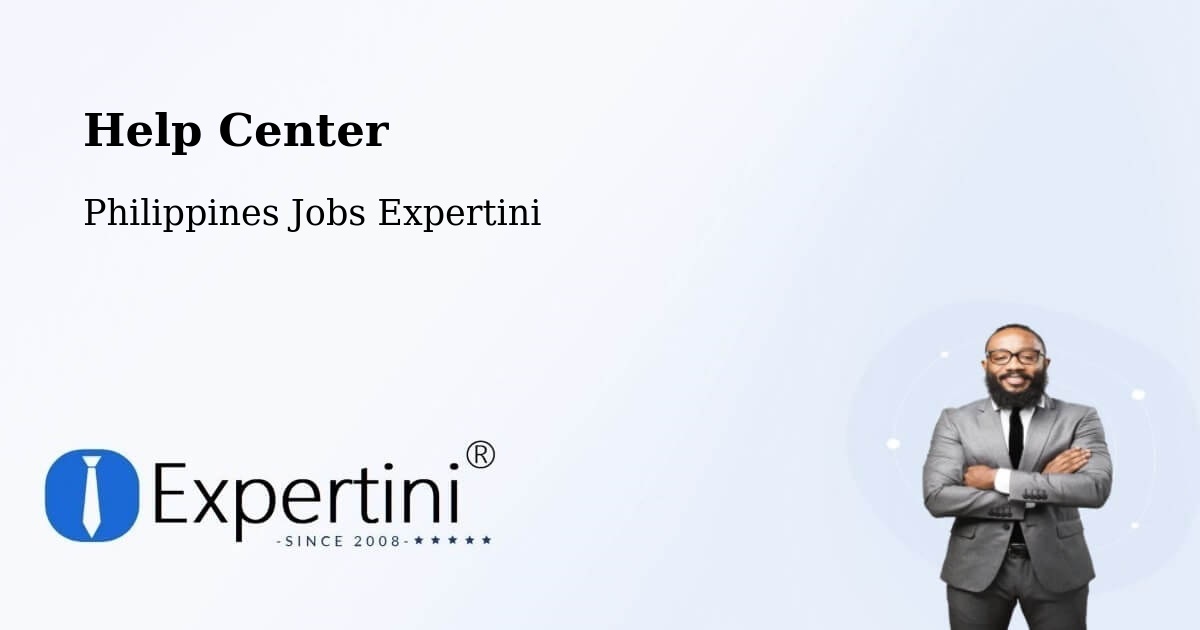 Help Center – Marawi City - Philippines Jobs Expertini
